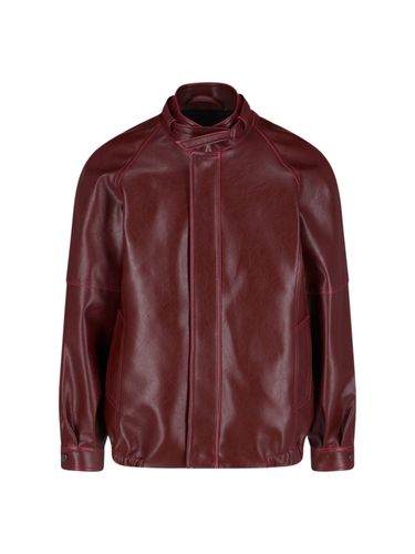 Faux Leather Zip Jacket - MM6 Maison Margiela - Modalova