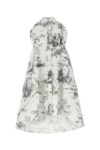 Printed Poplin Shirt Dress - Philosophy di Lorenzo Serafini - Modalova