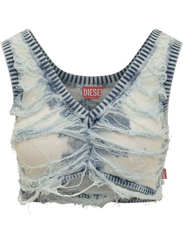 Diesel Top With Rips - Diesel - Modalova