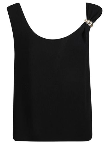 Embellished Shoulder Tank Top - Blumarine - Modalova