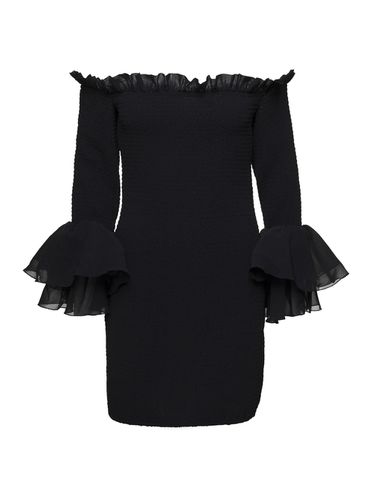 Blackbellina Shirred Mini Dress In Chiffon Woman - Rotate by Birger Christensen - Modalova