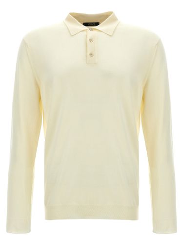 Zanone Wool Polo Shirt - Zanone - Modalova