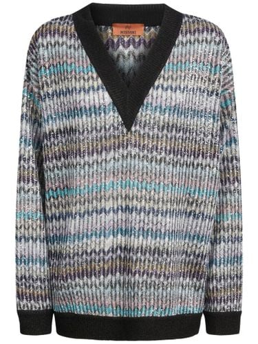 Missoni Multicolor V-neck Sweater - Missoni - Modalova