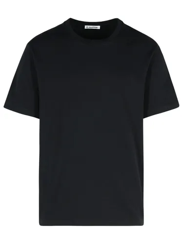 Jil Sander Black Cotton T-shirt - Jil Sander - Modalova