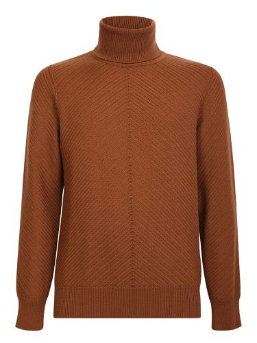 Lardini High-neck Pullover Camel - Lardini - Modalova