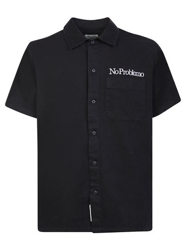 No Problemo Embroidered Button-up Shirt - Aries - Modalova