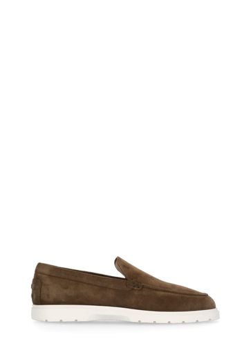 Tod's Suede Leather Loafers - Tod's - Modalova