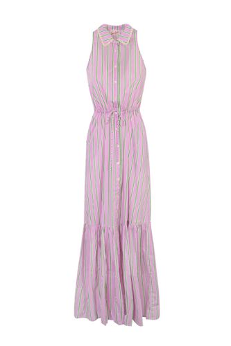 Ida Stripes Dress In Cotton - MC2 Saint Barth - Modalova