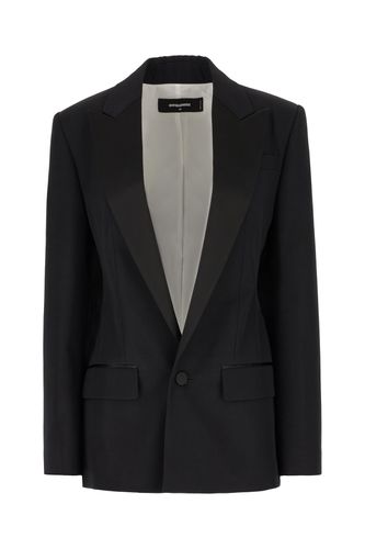 Dsquared2 Black Wool Blazer - Dsquared2 - Modalova