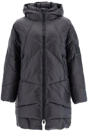 Mid-length Down Jacket With Hood - Pinko - Modalova