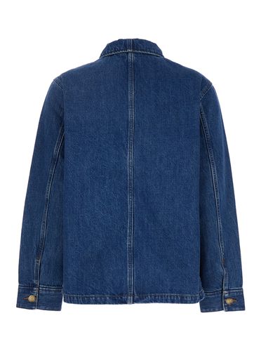 A. P.C. silvana Shirt With Patch Pockets In Denim Woman - A.P.C. - Modalova