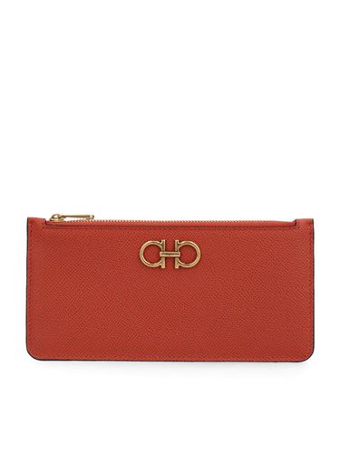 Gancini Zipped Card Holder - Ferragamo - Modalova