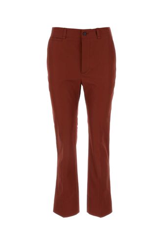 Tiziano Red Cotton Pant - Saint Laurent - Modalova