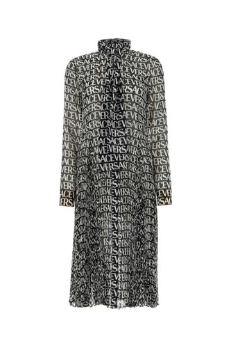 Versace Printed Crepe Shirt Dress - Versace - Modalova