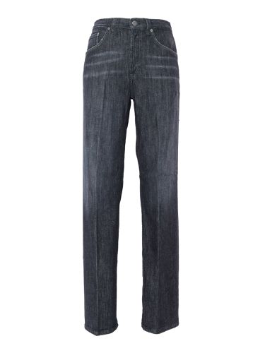 Dondup Black Straight Leg Jeans - Dondup - Modalova