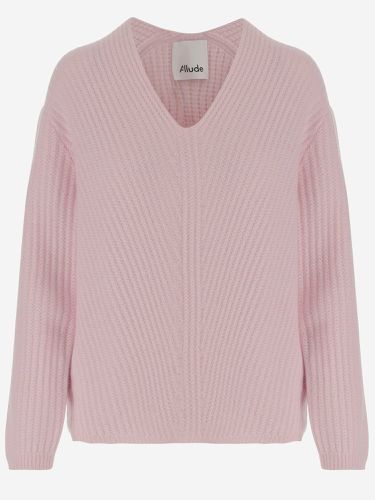 Allude Ribbed Cashmere Pullover - Allude - Modalova