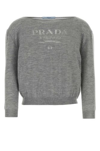 Prada Grey Cashmere Sweater - Prada - Modalova