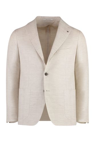 Cotton Blend Single-breast Jacket - Tagliatore - Modalova