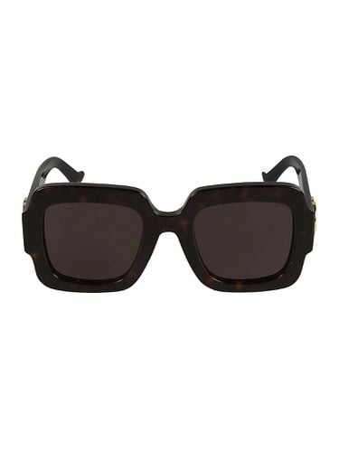 Thick Square Sunglasses - Gucci Eyewear - Modalova