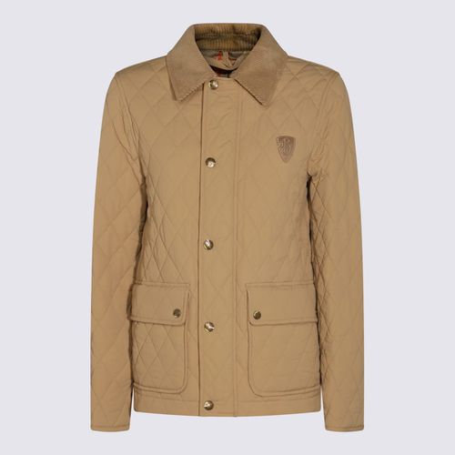 Burberry Beige Down Jacket - Burberry - Modalova