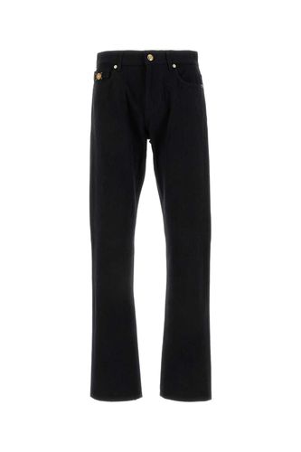 Versace Black Denim Jeans - Versace - Modalova