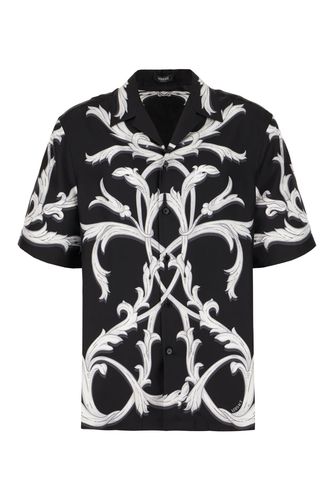 Versace Printed Silk Shirt - Versace - Modalova