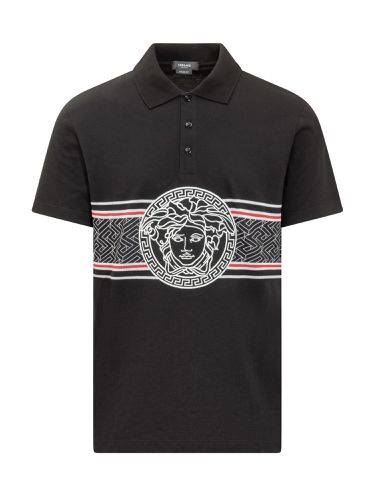 Versace Medusa Piquet Polo - Versace - Modalova