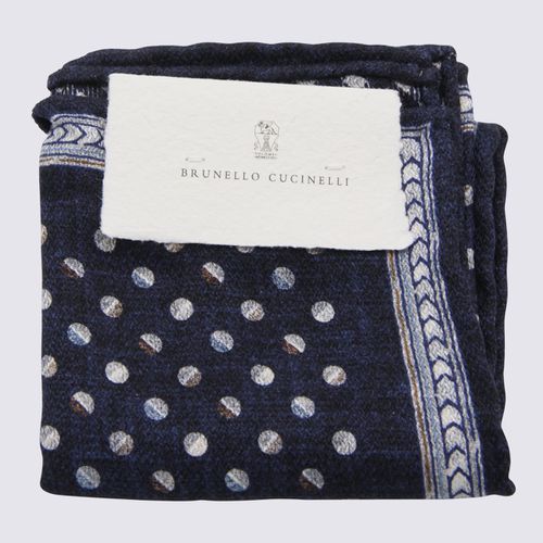 Blue Silk Scarves - Brunello Cucinelli - Modalova