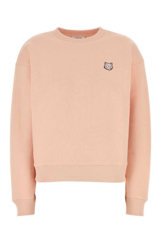 Salmon Cotton Sweatshirt - Maison Kitsuné - Modalova