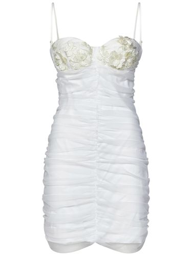 Pleated Mini Dress In Techno Fabric Woman - Rotate by Birger Christensen - Modalova