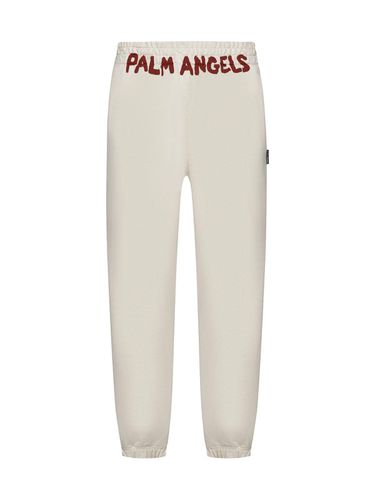 Logo-printed Elasticated Waist Track Pants - Palm Angels - Modalova