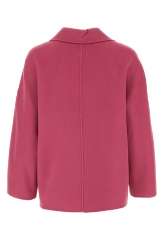 Fuchsia Wool Blend Panca Overcoat - Weekend Max Mara - Modalova