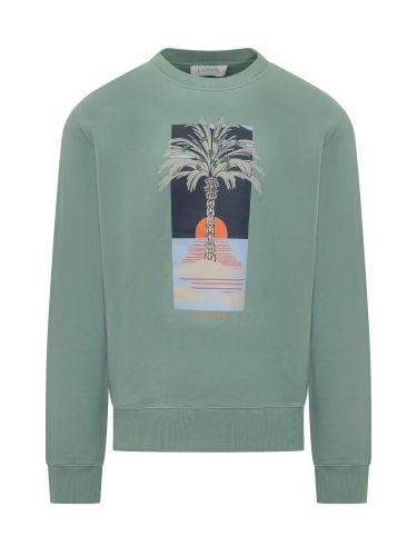 Lanvin Printed Sweatshirt - Lanvin - Modalova