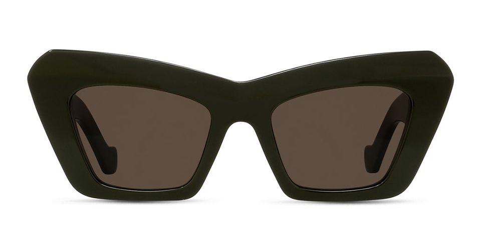 Lw40036i - Shiny Dark Green Sunglasses - Loewe - Modalova