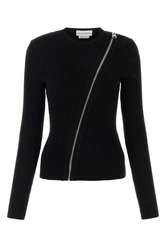 Alexander McQueen Black Knit Top - Alexander McQueen - Modalova