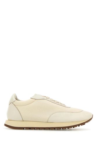 Two-tone Nappa Leather And Mesh Owen Sneakers - The Row - Modalova