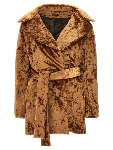 Atlein crushed Velvet Coat - Atlein - Modalova