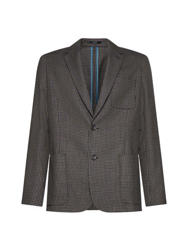 Plaid Single-breasted Jacket - Paul Smith - Modalova