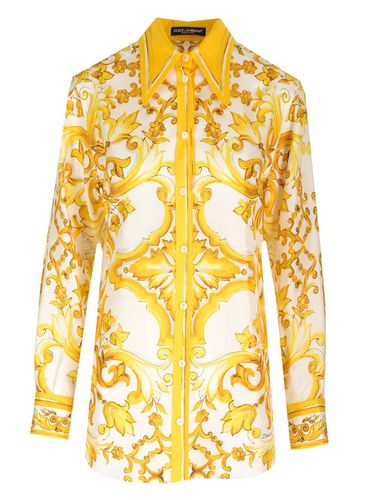 Dolce & Gabbana Silk Twill Shirt - Dolce & Gabbana - Modalova