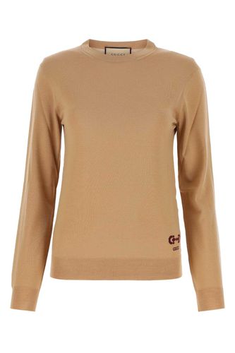 Gucci Camel Wool Sweater - Gucci - Modalova