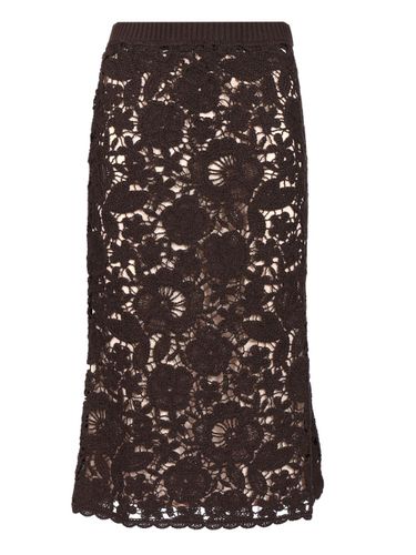 Parosh Lace Midi Skirt - Parosh - Modalova