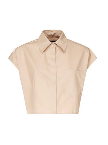 Dondup Poplin Cropped Shirt - Dondup - Modalova