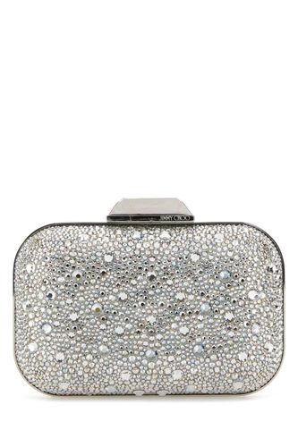 Embellished Fabric Cloud Clutch - Jimmy Choo - Modalova