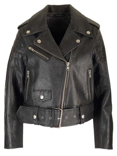 STAND STUDIO Leather Biker Jacket - STAND STUDIO - Modalova