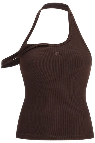 Asymmetric Rib 90s Tank Top - Courrèges - Modalova