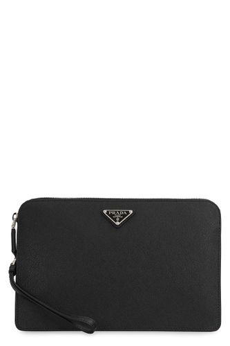 Prada Saffiano Leather Pouch - Prada - Modalova