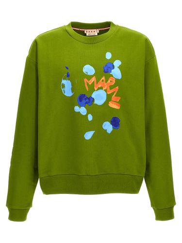 Marni Print Sweatshirt - Marni - Modalova