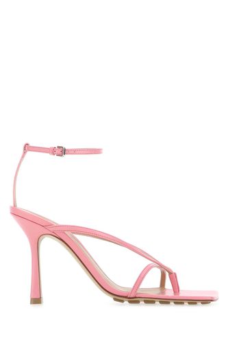 Pink Leather Stretch Sandals - Bottega Veneta - Modalova