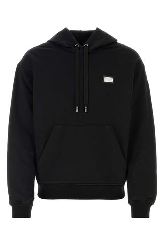 Black Cotton Sweatshirt - Dolce & Gabbana - Modalova