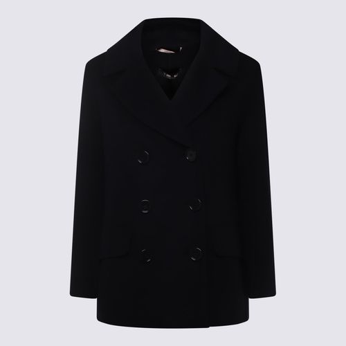 S Max Mara Black Efebo Wool Coat - 'S Max Mara - Modalova